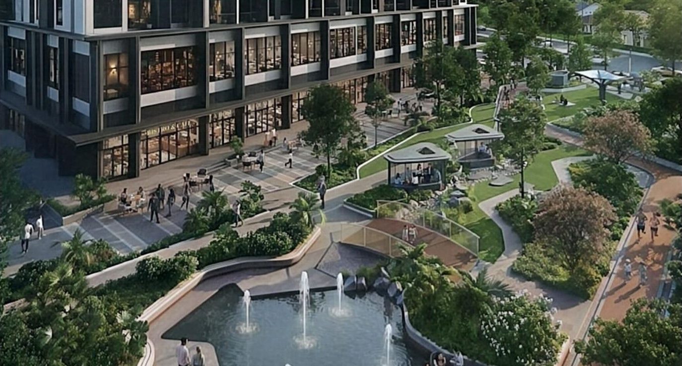 Cảnh quan nội khu The Cityon